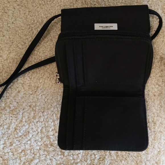 NWOT The Limited Small Black Purse with Removable Strap to Convert into a Wallet - Picture 6 of 6